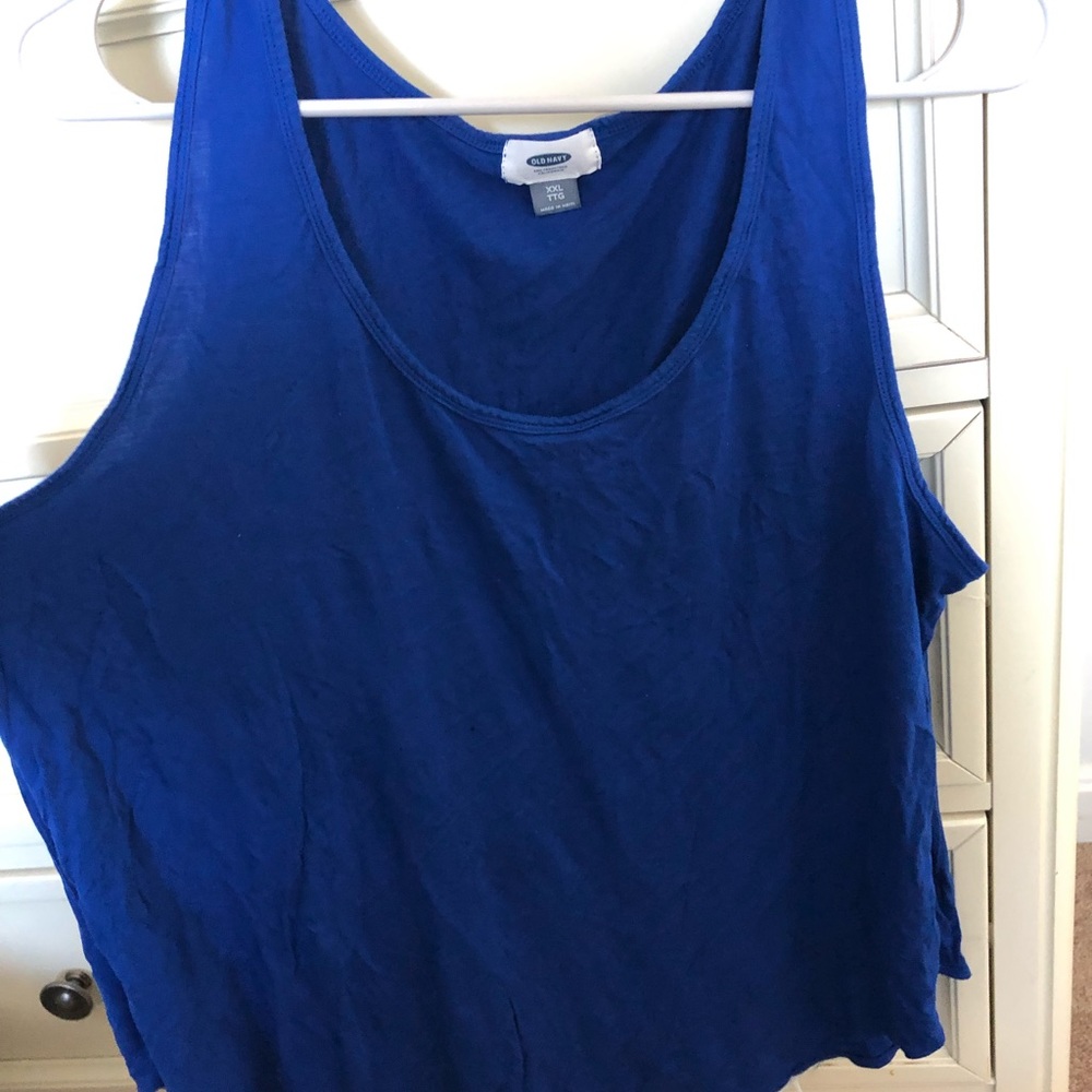royal blue blouse